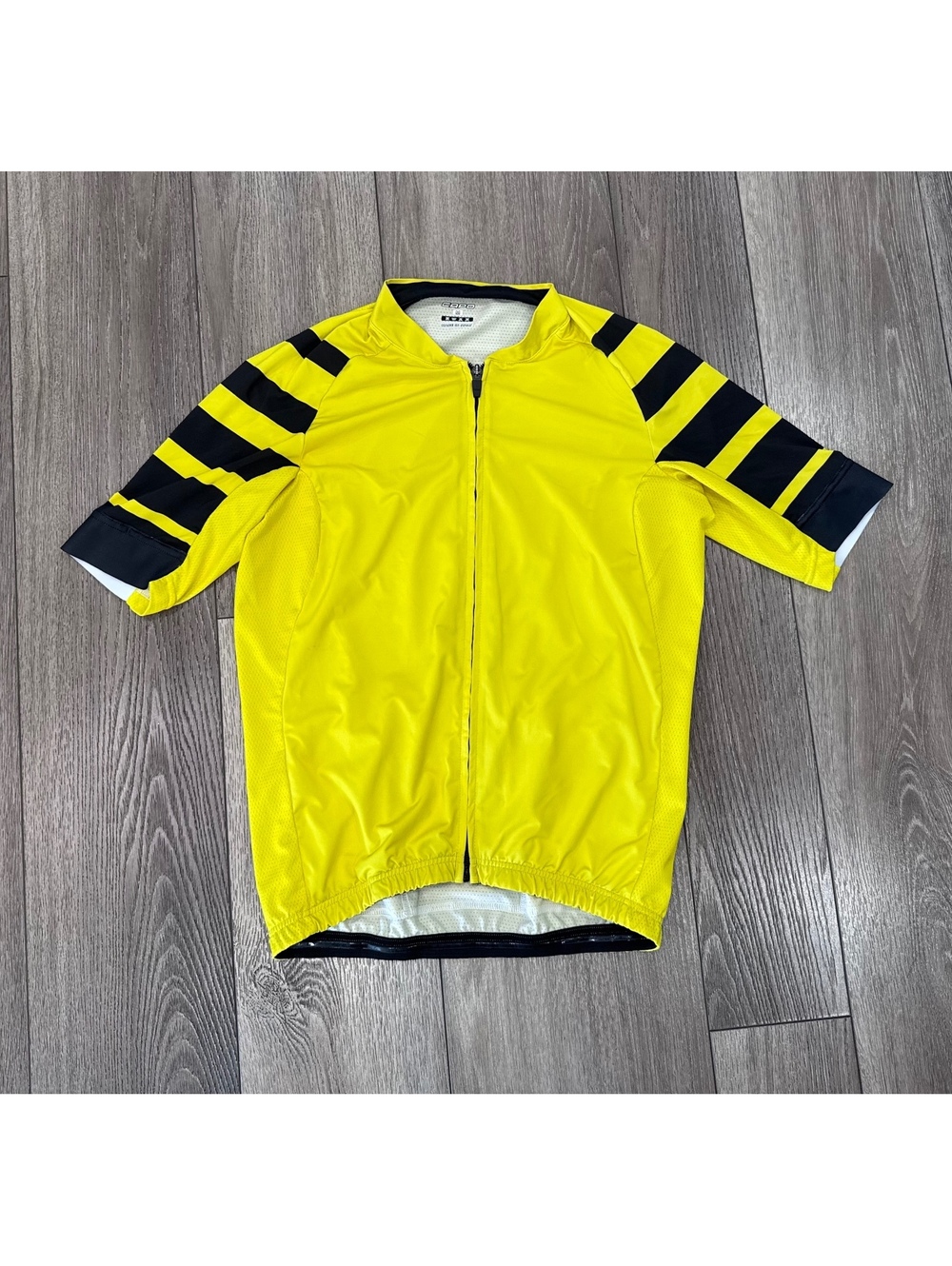 Capo Yellow and Black Cycling Jersey Size M Made in Italy